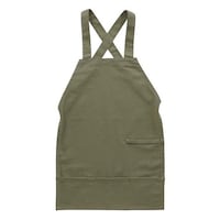 丸和貿易 アウトドア エプロン バッククロス 63cm ワーク キャンバス 10oz オリーブ