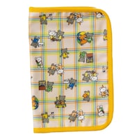 ウェーブ 母子手帳ケース マルチポーチ こぐまちゃんえほん マザーポーチ チェック