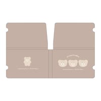 QLiA マスクケース 抗菌 コンパクトマスクケース モコモカ 折りたたみ マスク 収納 モカ