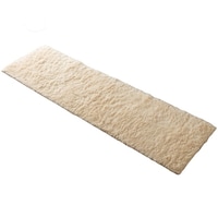 橋爪商店 キッチンマット 50×120cm コスモトロン ふわふわキッチンマット ベージュ