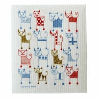 E.OCT ふきん e.スポンジワイプ レーナ ネコ