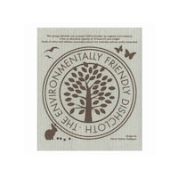 E.OCT ふきん e.スポンジワイプ M ダールグレン エコフレンドリー ブラウングレー