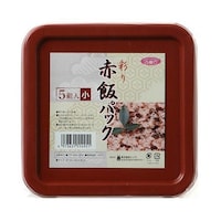 シンワ 赤飯パック 5個入 小 フードパック 使い捨て容器