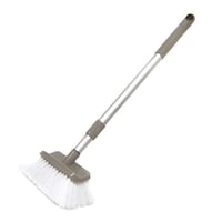 ニホンクリンテック 床ブラシ 伸縮 ベランダ 玄関 コンパクト デッキブラシ