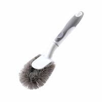 ニホンクリンテック ハンドル付きたわし カビ 腐食に強い 浴室 床 キッチン 鍋 やわらか 小サイズ