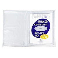 オルディ ゴミ袋 規格袋 17号 厚さ0.03mm 100枚入り ポリバッグ 透明