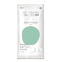 オルディ レジ袋 asunowa 100枚入り 縦37cm×横18cm バイオマス 厚み0.012mm 植物由来 手提げ袋 S 30号 乳白 ゴミ袋