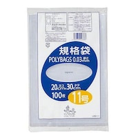 オルディ ゴミ袋 規格袋 11号 厚さ0.03mm 100枚入り ポリバッグ 透明