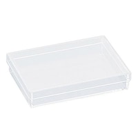 蝶プラ工業 クリアケース フタ付き 幅14.6×奥行10.6×高さ3cm 小物入れ ふた付き M 浅型 デスコシリーズ
