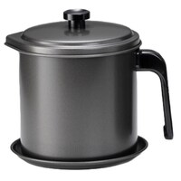 高木金属工業 オイルポット 1.3L 受け皿付 プレシャス 日本製