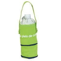 アットファースト ボトルカバー ペットボトル 280mlから500ml対応 2WAYボトルケース カラーズ グリーン