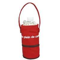 アットファースト ボトルカバー ペットボトル 280mlから500ml対応 2WAYボトルケース カラーズ レッド