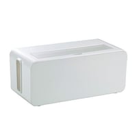 イノマタ化学 ケーブル収納 テーブルタップボックス 配線 コンセント ホワイト