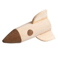 サンライフ 箸置き 5cm 宇宙 天然木 箸置 ロケット