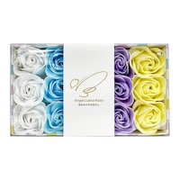 九州フラワーサービス 石鹸 アソートローズ 花のカタチの石けん QFLA