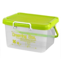 マックスジャパン 収納ケース ドリーミングボックス 幅36.7×奥行28.5×高さ20cm Sサイズ フタ付き 持ち手付き グリーン グリーン