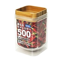 ビッテ 保存容器 500ml 重なるキャニスター バンブー スクエア
