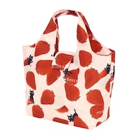 ノアファミリー エコバッグ プリント たまちゃん Sサイズ 折りたたみ コンパクト イチゴ