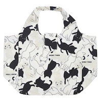 ノアファミリー エコバッグ モノたま Lサイズ 面テープ止め ベージュ