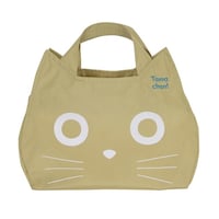 ノアファミリー エコバッグ たまちゃん フェイス コンビニバッグ マチあり ダイカット ベージュ