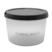 ウィルマックス EMBALANCE 保存容器 750ml ラウンドコンテナ 丸・浅型 L グレー