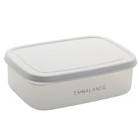ウィルマックス EMBALANCE 保存容器 590ml レクタングルコンテナ 角型 ホワイト