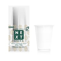 サンナップ クリアカップ 使い捨て NEXTGREEN サスティナブルクリアーカップ 215ml 15個入