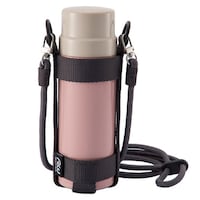 Reach Will魔法瓶 水筒 480ml おでかけマグ ボトルホルダー付 ピンク