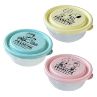 TWORLD 保存容器 200ml スヌーピー フードコンテナ 3個入
