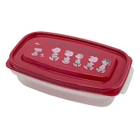 TWORLD 保存容器 560ml スヌーピー スリムシェフ柄 レッド