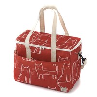 イケックス工業 保冷バッグ ショルダーベルト付き 保冷 クーラーバッグ ソフト ネコ