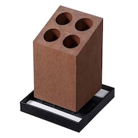 イシガキ karari 傘立て スリム 珪藻土 4本 斜め ブラウン