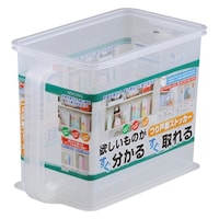エビス キッチン 収納ケース 吊戸棚 ストッカー スリム 7.8L 取っ手付き