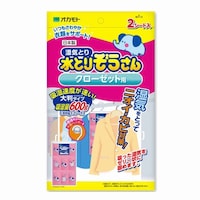 オカモト 水とりぞうさん 除湿シート 2枚入り クローゼット用 大判タイプ