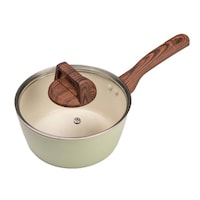 片手鍋 18cm IH対応 セラミーク セラミックコート