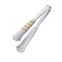 卓上トング きゃっちだにゃん 猫の手 日本製 白しま