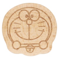 T’S FACTORY フック 粘着シート アイム ドラえもん ウッドフック 木製 I’mDoraemon フェイス