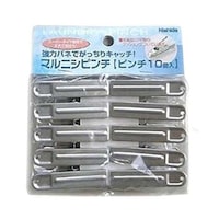 ニシダ 洗濯バサミ 洗濯ピンチ マルニシピンチ スチール製 10個入