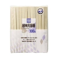 やなぎプロダクツ 割り箸 エコロ植林元禄箸裸 100膳