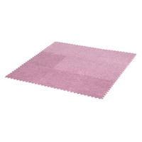 ユノックス ジョイントマット カーペットマット 9枚入り 30cm 厚さ0.7cm 0.5畳分 ピンク