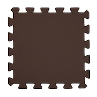 ユノックス カラージョイントマット 8枚セット 厚さ1.4cm ブラウン