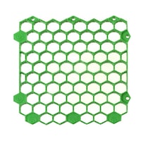 ワタナベ工業 スノコ ジョイント 15×15×1.2cm 水切りユニット 抗菌システムスノコ ハード 1枚 グリーン