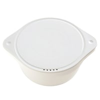 伊原企販 電子レンジ調理鍋 Cook Pot 蒸し皿付き まな板になる蓋付き レンジ調理器 日本製 グレー