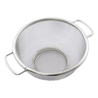 井上金網工業 ざる 15cm リビング両手ざる