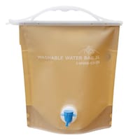 岩谷マテリアル ウォータータンク 3L 折りたたみ ウォッシャブルウォーターバッグ サンドベージュ