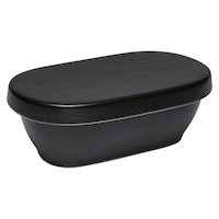 佐治陶器 おひつ オーバル型 800ml ブラック