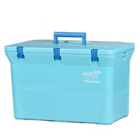 伸和 クーラーボックス 37L アクアブルー ハードタイプ