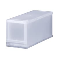 伸和 収納ケース プラスト 半透明タイプ 1段 幅17×高さ20.5cm FR1701