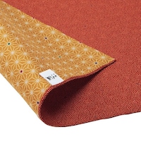 三陽商事 風呂敷 ランチクロス お弁当 48cm 中巾 さざら織両面ふろしき 朱