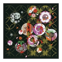 三陽商事 風呂敷 ランチクロス お弁当 50cm 中巾 綿 小ふろしき 七宝と四季